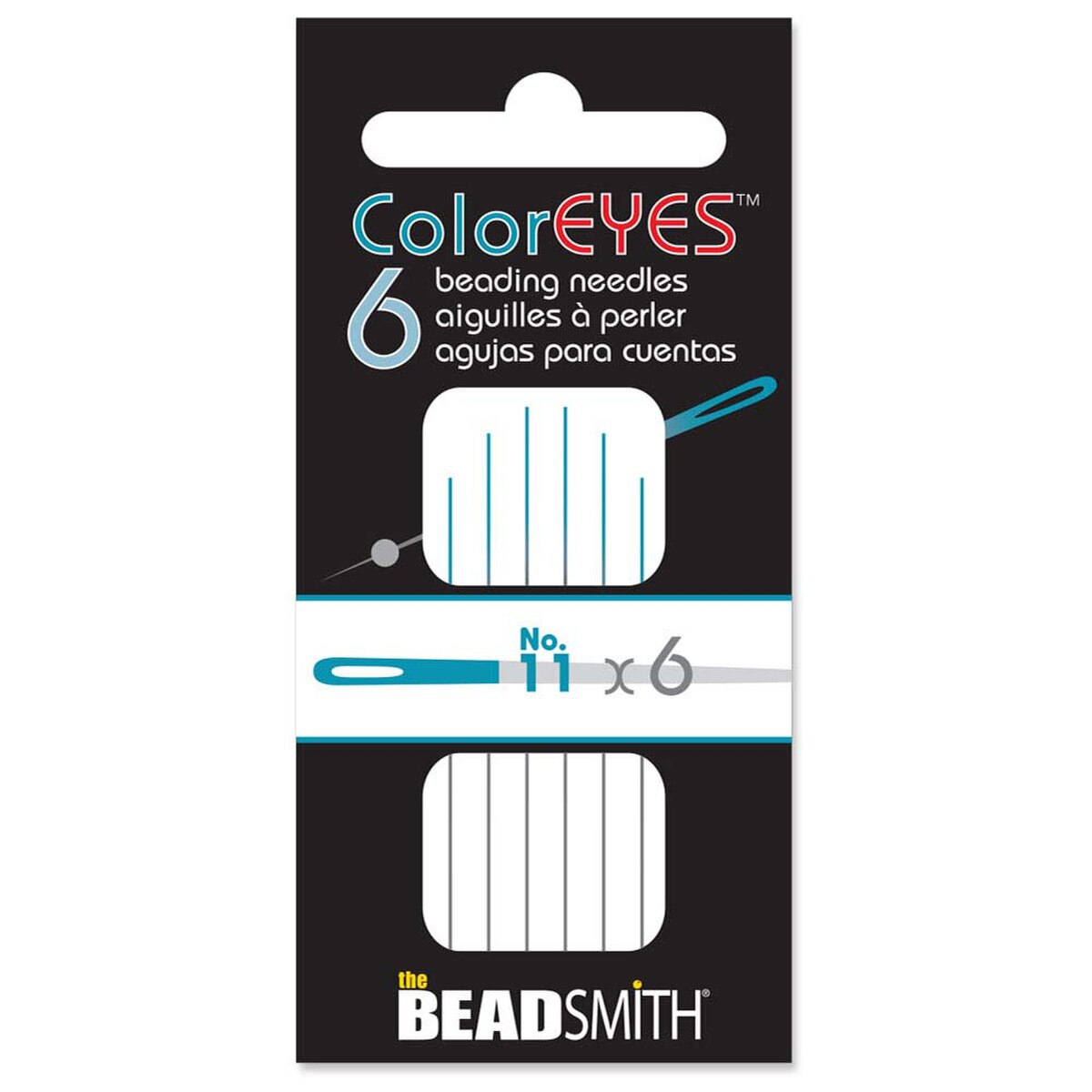 COLOREYES BEADING NEEDLE BLUE #11
