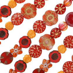 TABLE CUT & PRESSED MIX 6IN. ORNG MIX