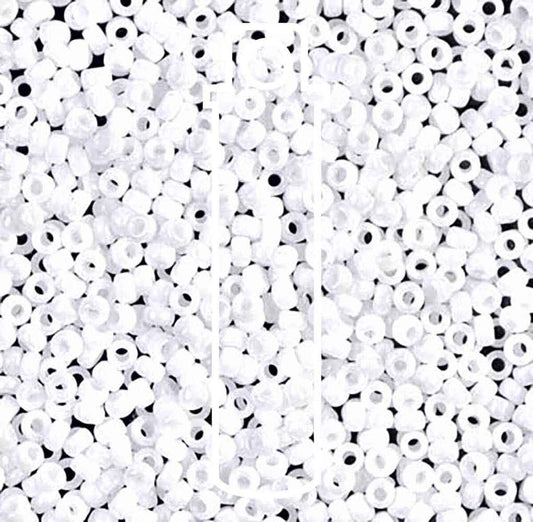 MIYUKI 11/0 SEED BEAD OPAQUE WHITE