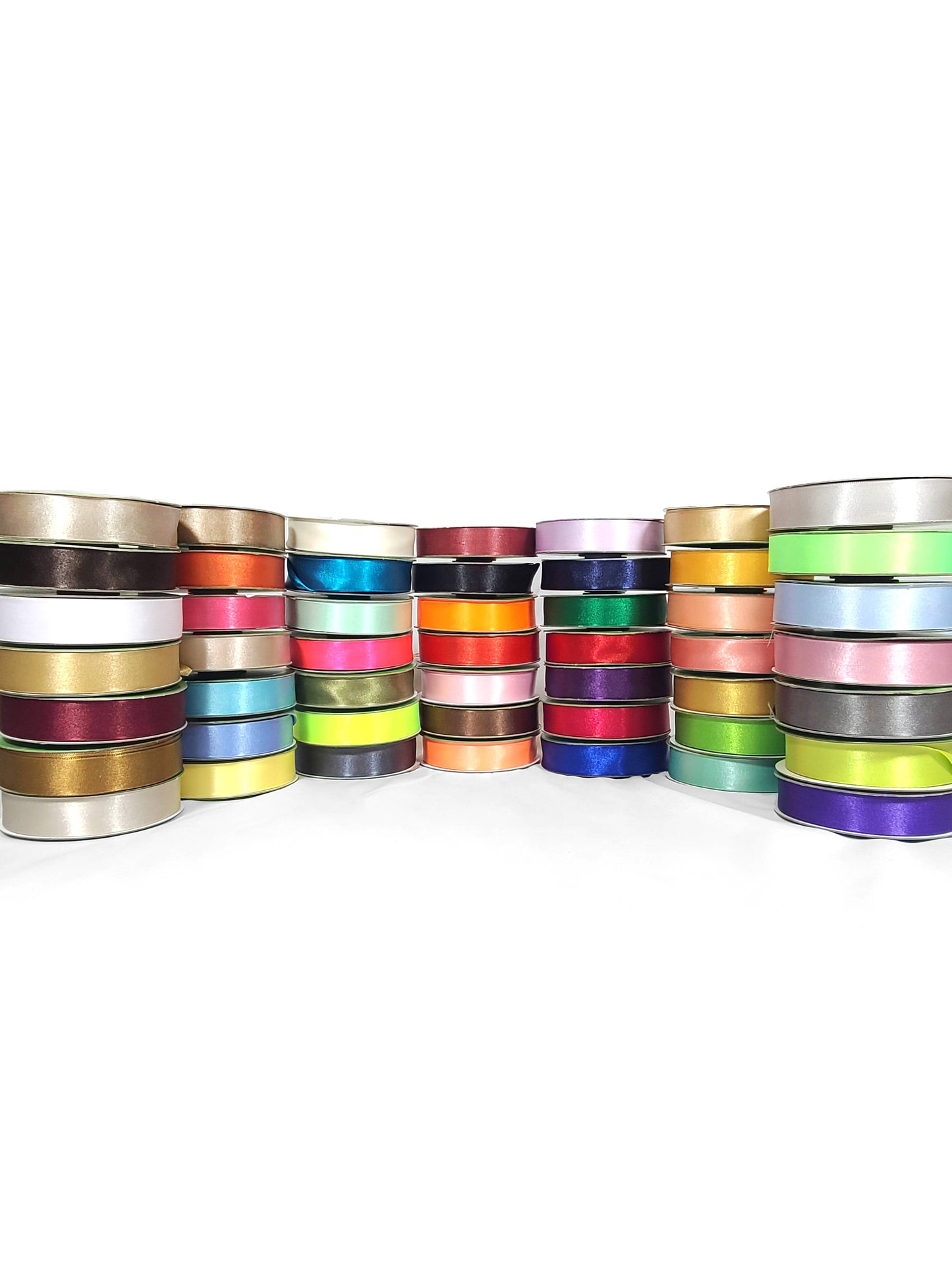 ~7/8"Luster Double Face Satin Ribbon, Neon Orange