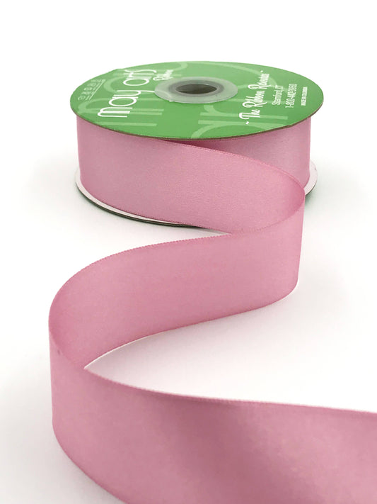 ~1.5" (38MM) Double Face Satin Ribbon, Mauve Pink