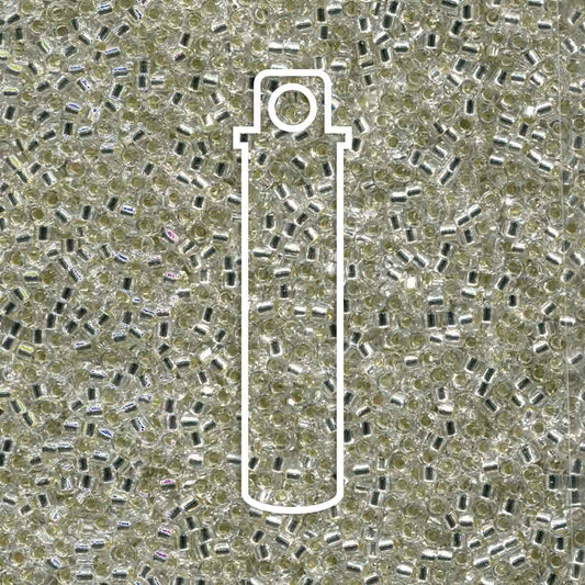 MIYUKI DELICA BD SILVER LINED CRYSTAL