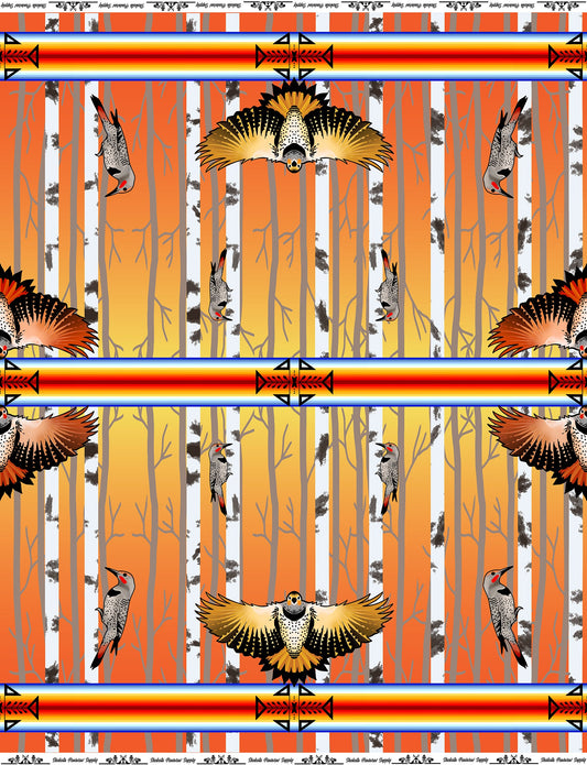 Flicker By Paula Top Sky Houtz For Shokota Pow-Wow Supply