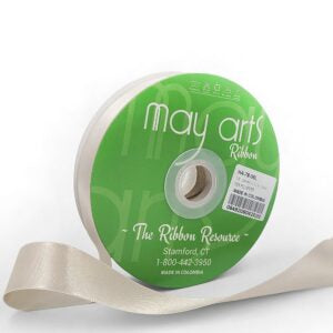 ~7/8"Luster Double Face Satin Ribbon, Moonshine