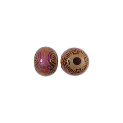 MOOD BEAD CHINESE LANTERN 13X16MM 10 BEADS/STRAND