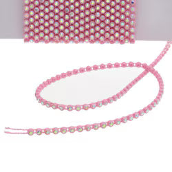 PLASTIC RHINESTONE BANDING SS6