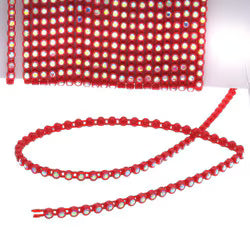 PLASTIC RHINESTONE BANDING SS6