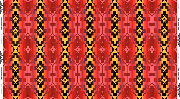 Rainbow Blanket Red
