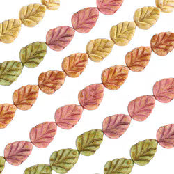 TABLE CUT MIX CZ STRAND AUTUMN GREENS