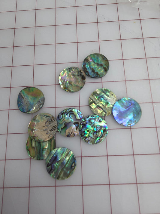 Abalone Round 30mm 10p