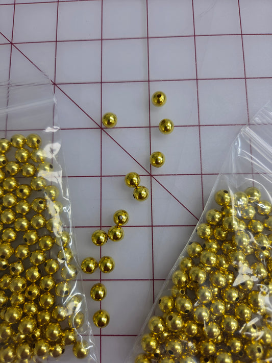 Brass 9mm Beads