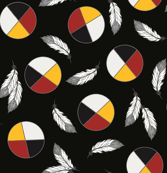 Medicine Wheels Black
