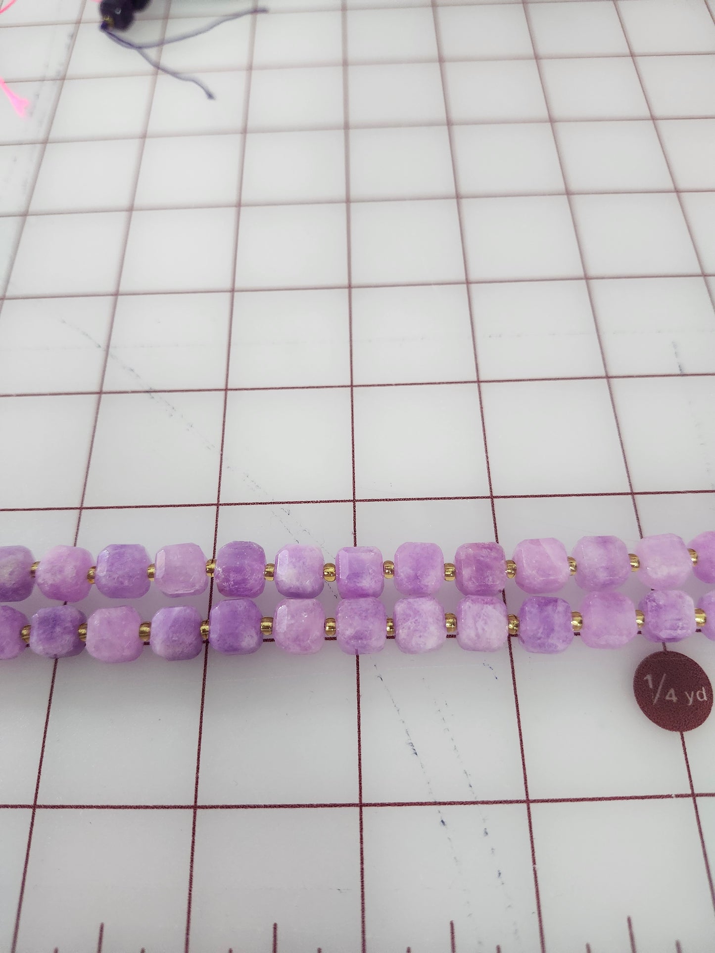 10X10 mm Faceted Cube Jade Beads